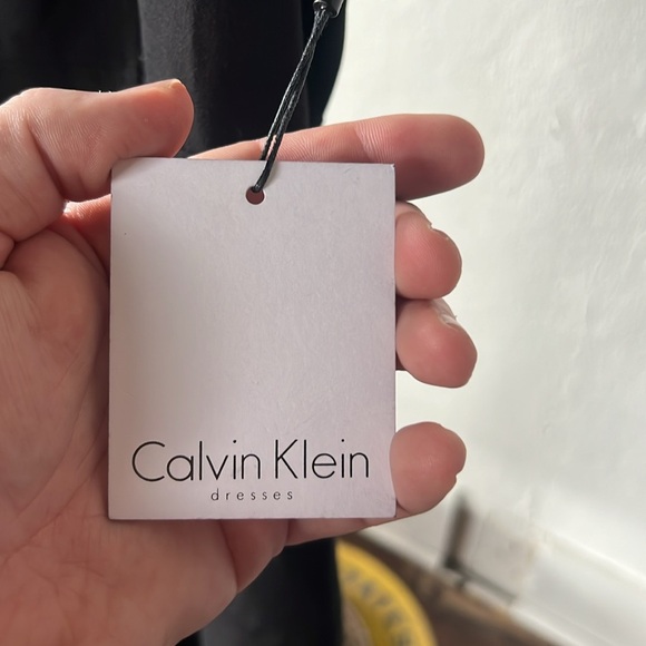 NWT Calvin Klein Black Zip Up Dress Size 10 - Picture 3 of 5